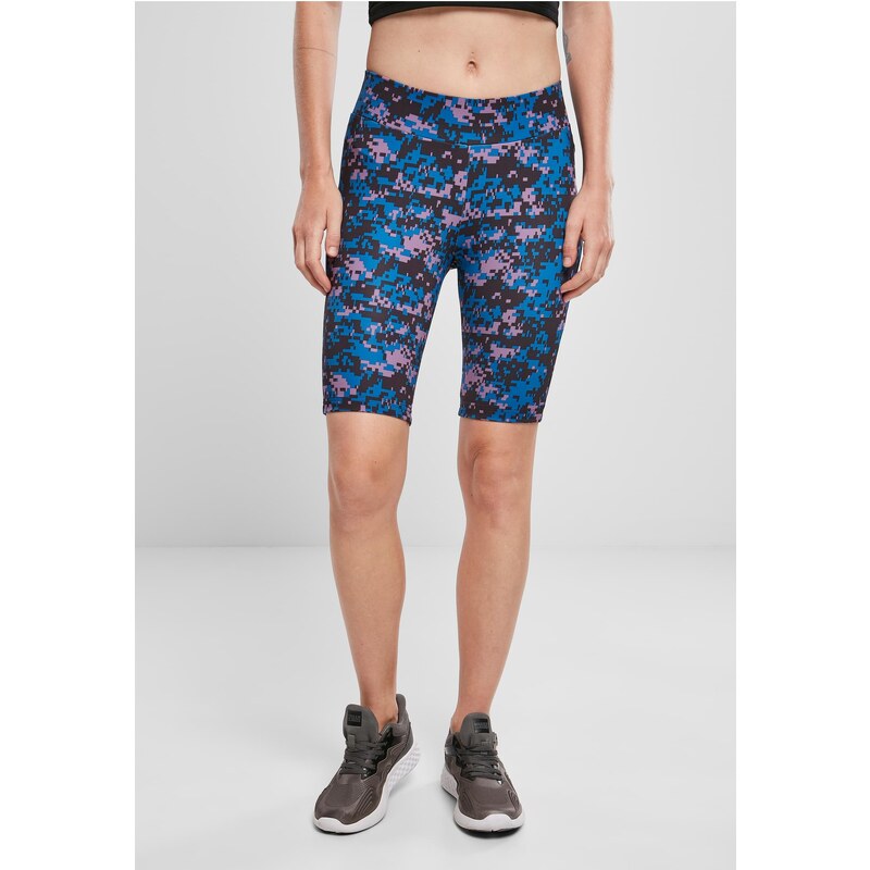 Urban Classics Womens High Waist Camo Tech Cycle Digital duskviolet 50684644