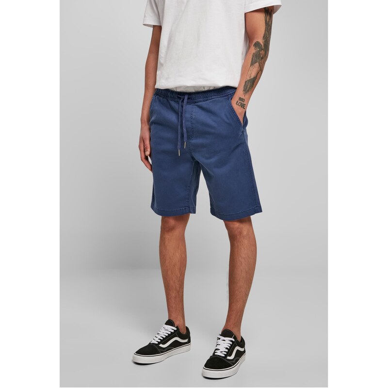 Urban Classics Stretch Twill Joggshorts Dark Blue 67905224