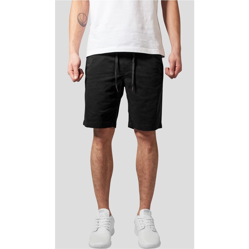 Urban Classics Stretch Twill Joggshorts Black 50671552