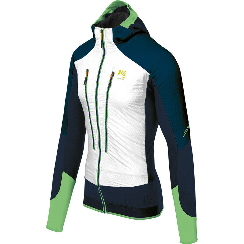 Karpos Alagna plus EVO skialpinistická bunda, dámska, biela/tmavomodrá 42092286