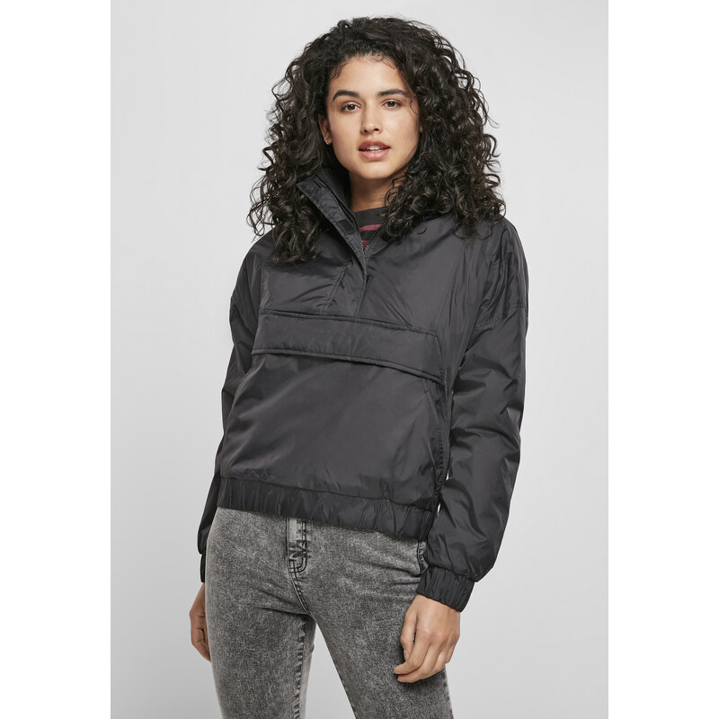 Urban Classics Womens Panel Padded Tug Jacket Black 50667118