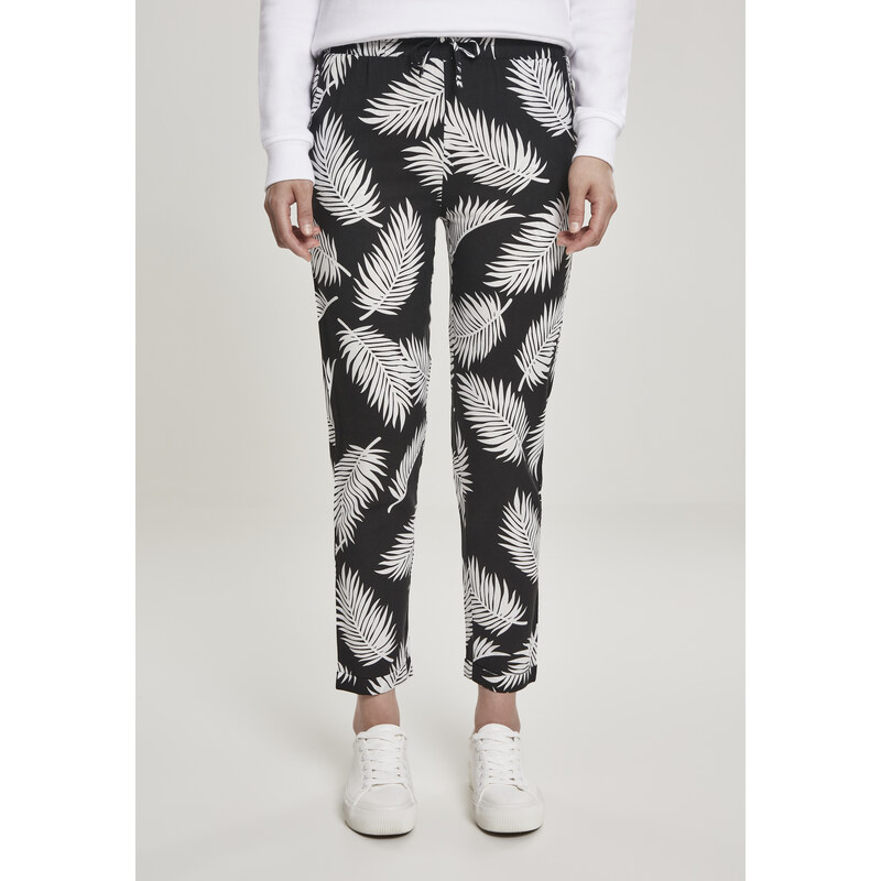 Urban Classics AOP womens trousers with elastic waistband at the front 50680622