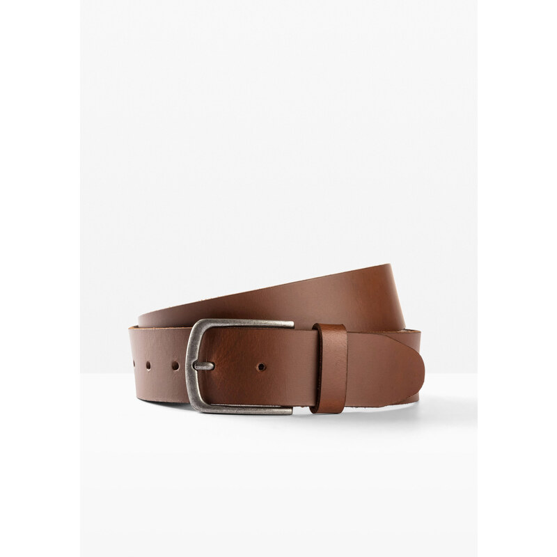 bonprix Kožený opasok, farba hnedá 44971230