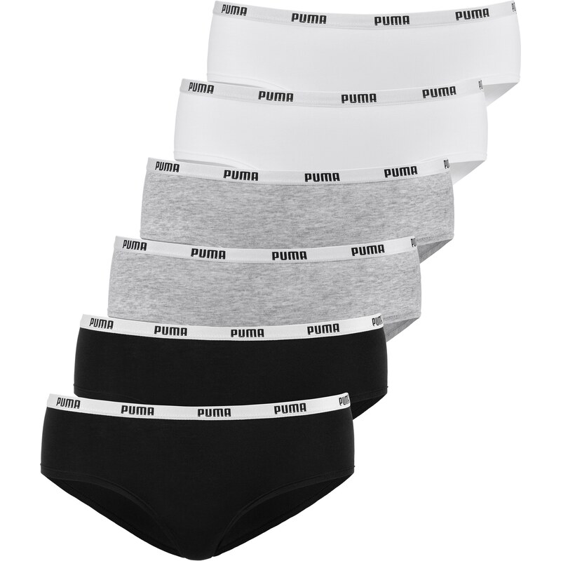 PUMA Nohavičky sivá melírovaná / čierna / biela 56522381