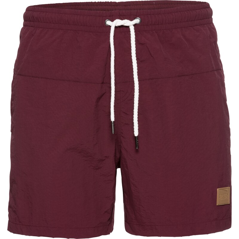 Urban Classics Plavecké šortky čerešňová 54221367