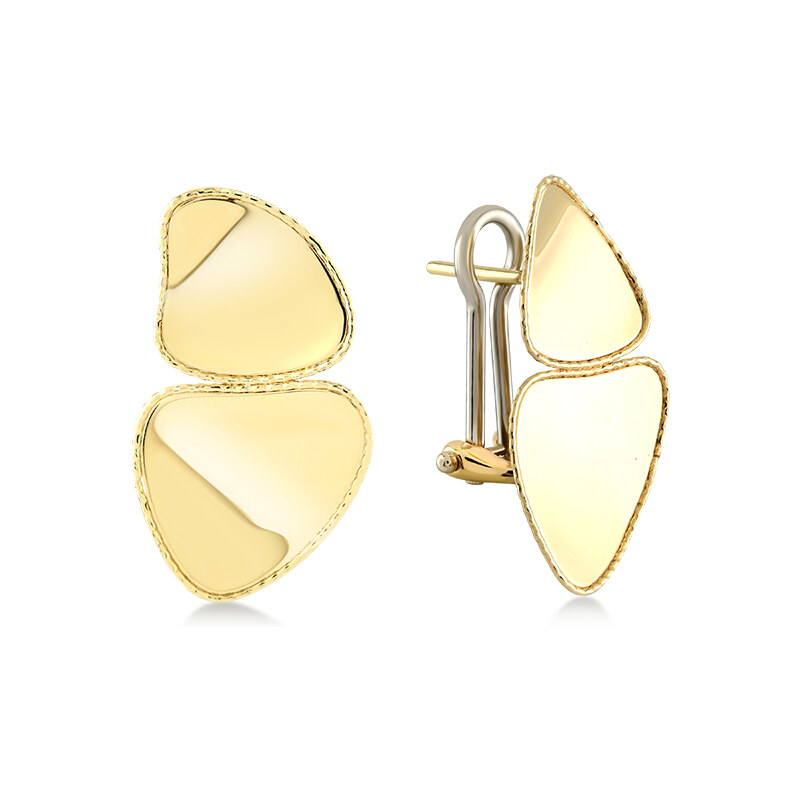 Lillian Vassago Zlaté originálne náušnice se zapínáním omega LLV22 39384409