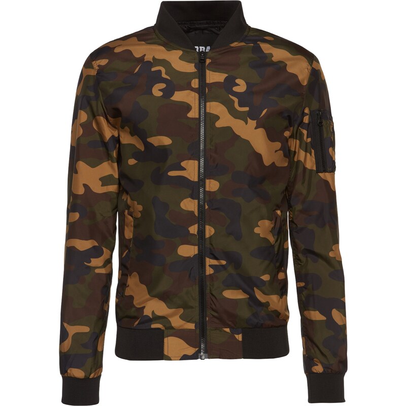 Urban Classics Prechodná bunda hnedá / kaki 44602558