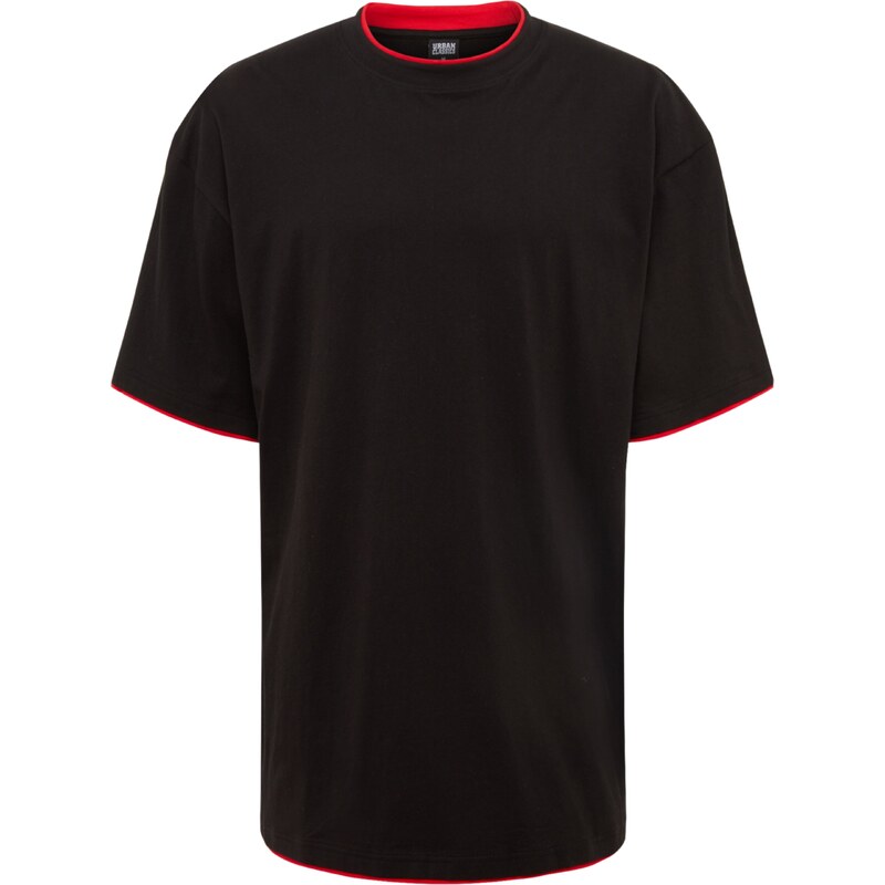 Urban Classics Tričko červená / čierna 54221892