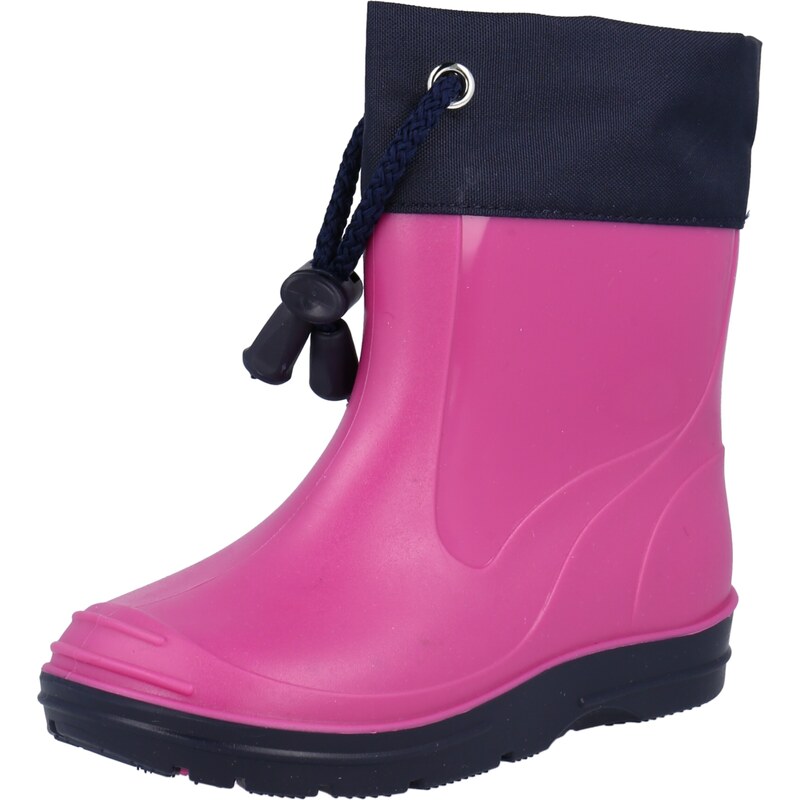 BECK Gumáky tmavomodrá / ružová 58374634