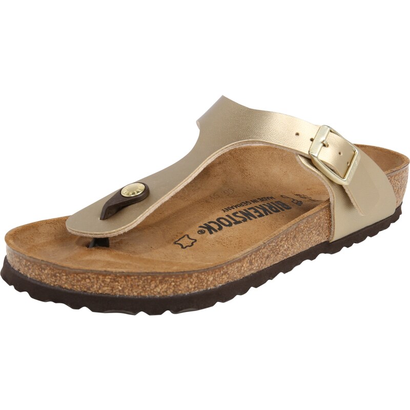 BIRKENSTOCK Žabky Gizeh zlatá 15584548