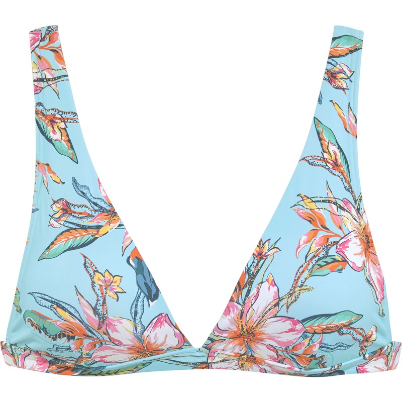 LASCANA Bikinový top námornícka modrá / svetlomodrá / žltá / oranžová 54228941