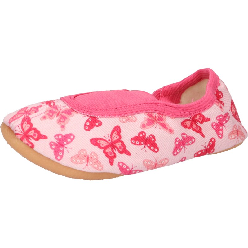 BECK Papuče Papillon pitaya / pastelovo ružová 65772350