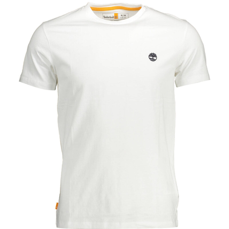 Biele tričko s krátkym rukávom Timberland 64703121