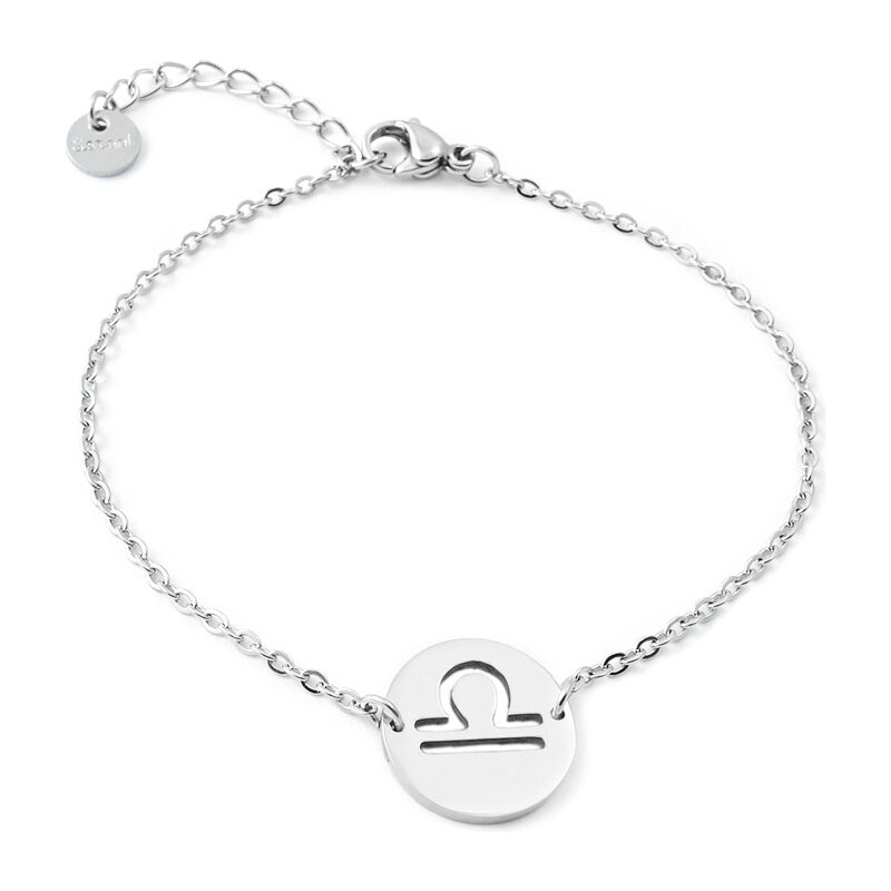 BM Jewellery Náramok znamení zverokruhu váhy z chirurgickej ocele 31319103