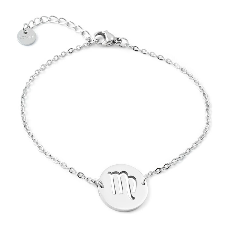 BM Jewellery Náramok znamení zverokruhu panna z chirurgickej ocele 31319099