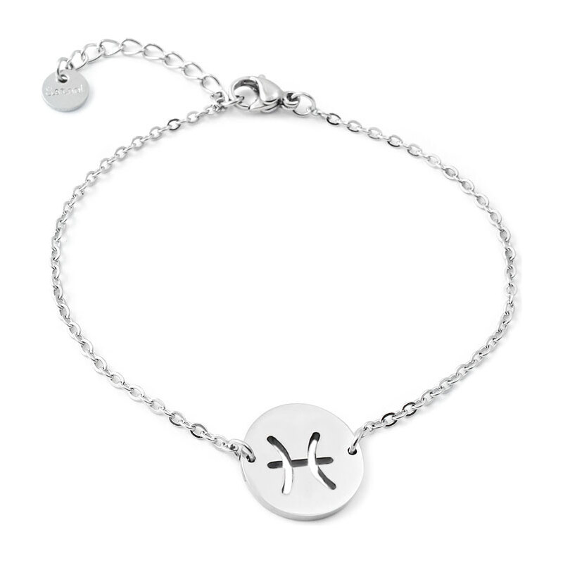 BM Jewellery Náramok znamení zverokruhu ryby z chirurgickej ocele 31319100