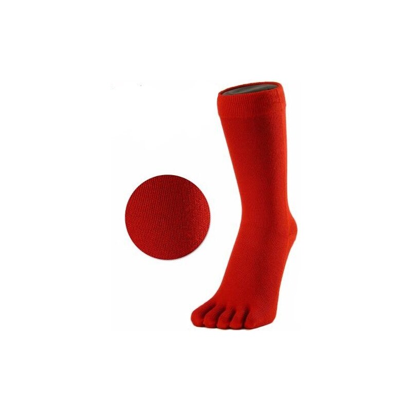 CLASSIC prstové ponožky ToeToe Červená UNI 1 pár 26459066