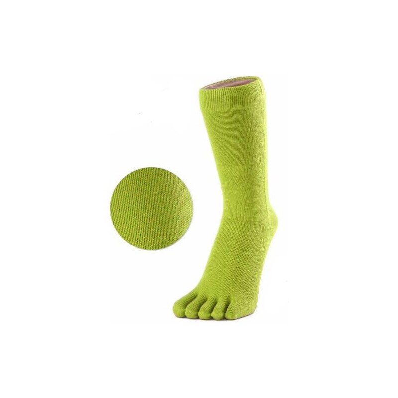 CLASSIC prstové ponožky ToeToe Limetka UNI 1 pár 26459069