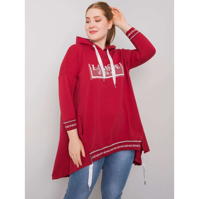 RELEVANCE Sweatshirt-RV-BL-6849.63P-burgundy 64791821