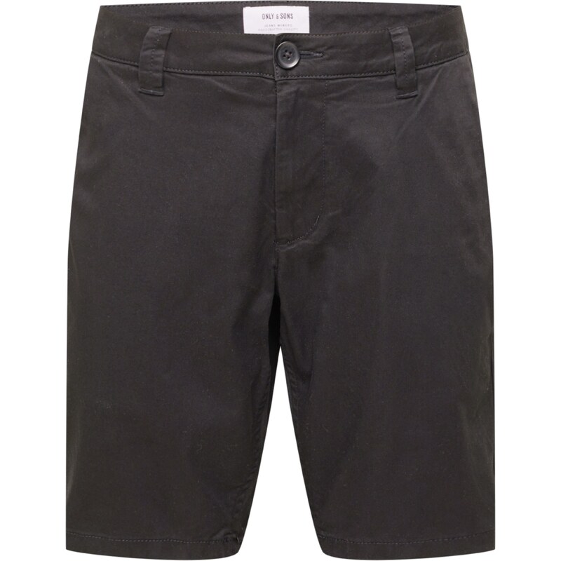 Only & Sons Chino nohavice Cam čierna 24077119
