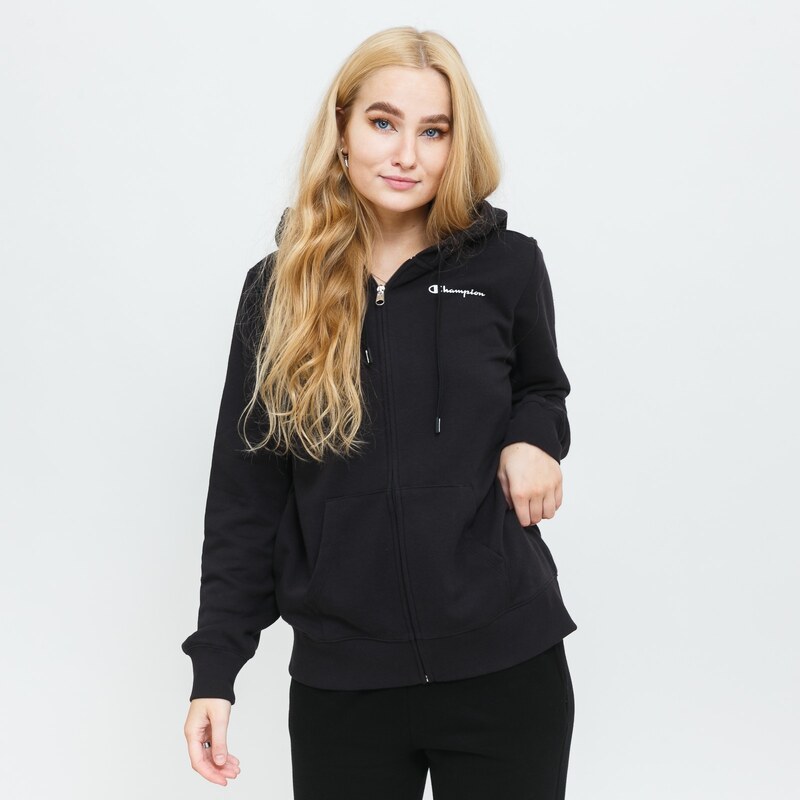 Champion Hooded Full Zip Sweatshirt BLK 30357223