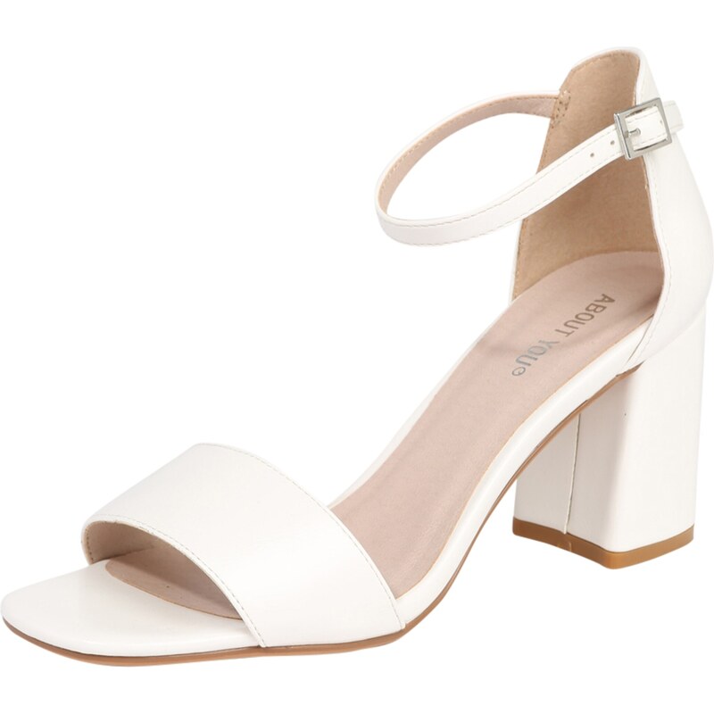 ABOUT YOU Remienkové sandále Alisha biela 30365458