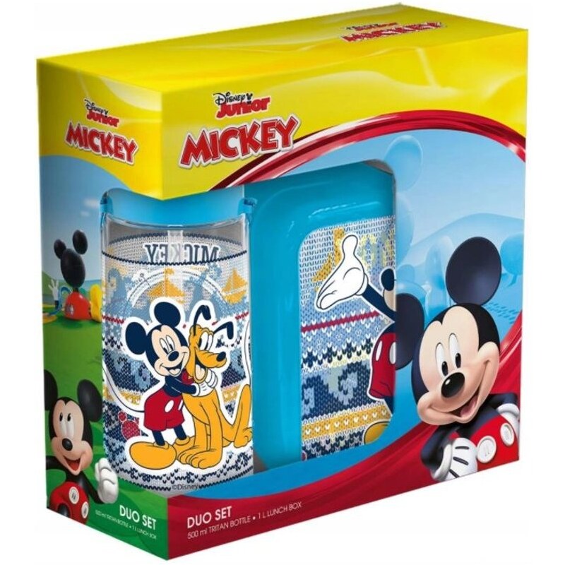 Invictus Súprava desiatový box a fľaša na pitie Mickey Mouse