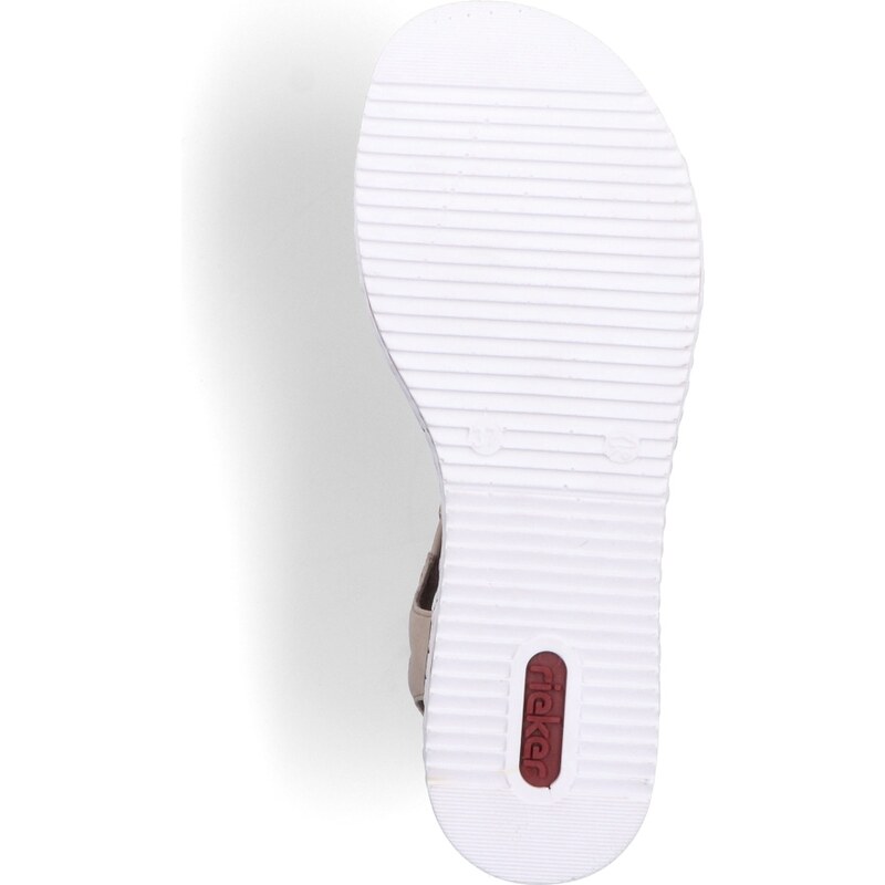Dámske sandále RIEKER V3662-62 béžová S4