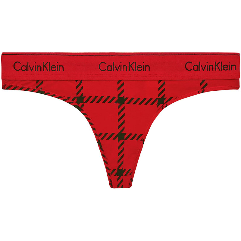 Calvin Klein - tangá Modern Cotton red graphic print - limited edition 30367105