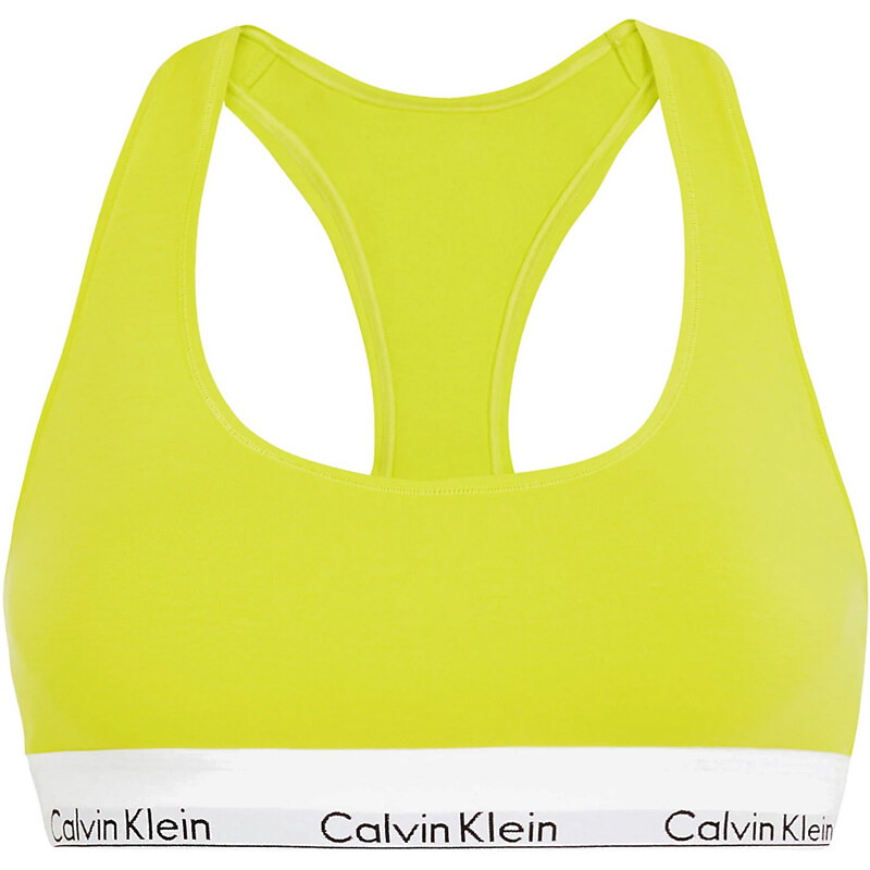 CALVIN KLEIN - braletka Modern cotton yellow citrus - special limited 30367109