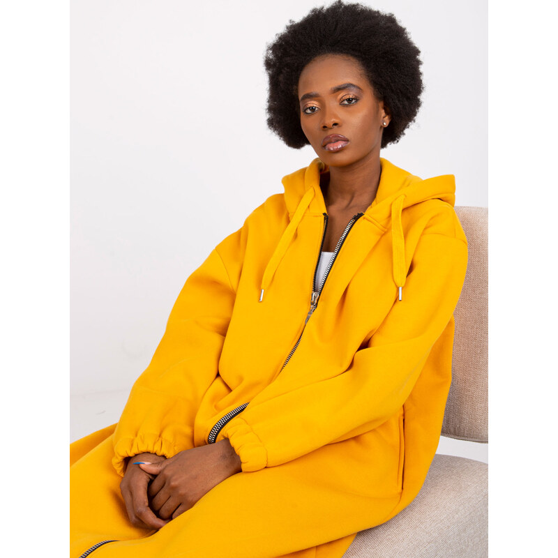 RUE PARIS Sweatshirt-RV-BL-7464.97P-light orange 64688248