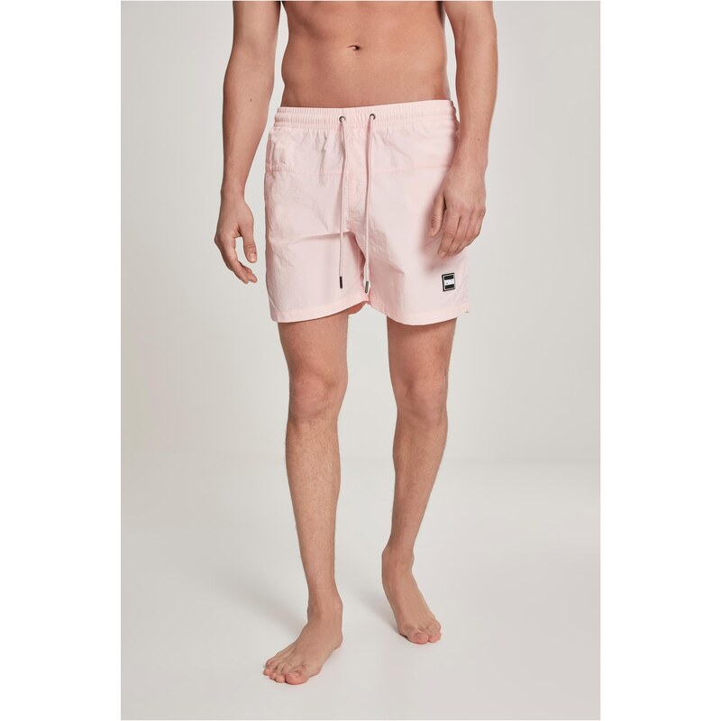 Urban Classics Mens Swimsuit Block Light Pink 50679599