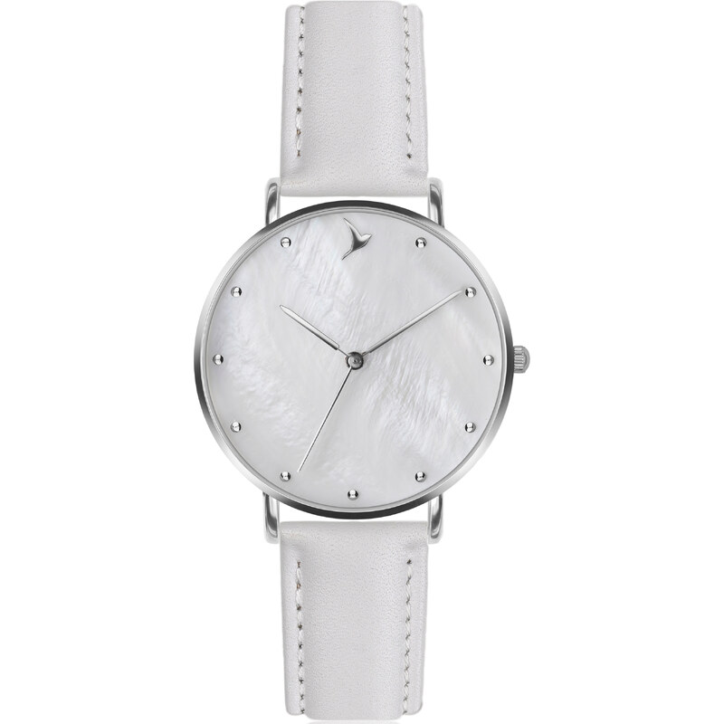 Emily Westwood Seashell White Leather LAE-B018S 66631205