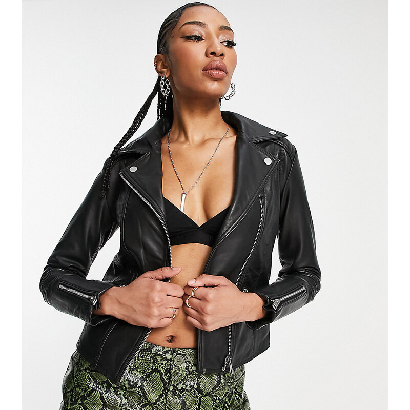 Barneys Originals Tall Leather Jacket Barneys Originals Tall