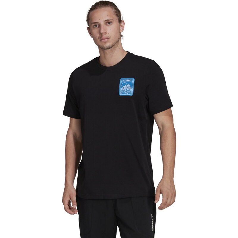 adidas Performance adidas Terrex Patch Mountain Graphic T-Shirt BLACK 30409757