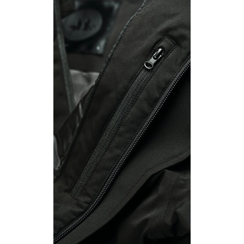 Tee Jays Čierny nepremokavý kabát