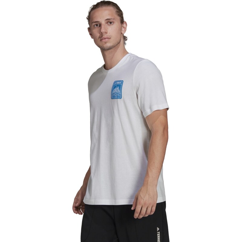 adidas Performance adidas Terrex Patch Mountain Graphic T-Shirt WHITE 30436695