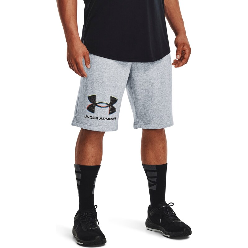 Under Armour UA RIVAL FLC GRAPHIC SHORT Gray 30436711