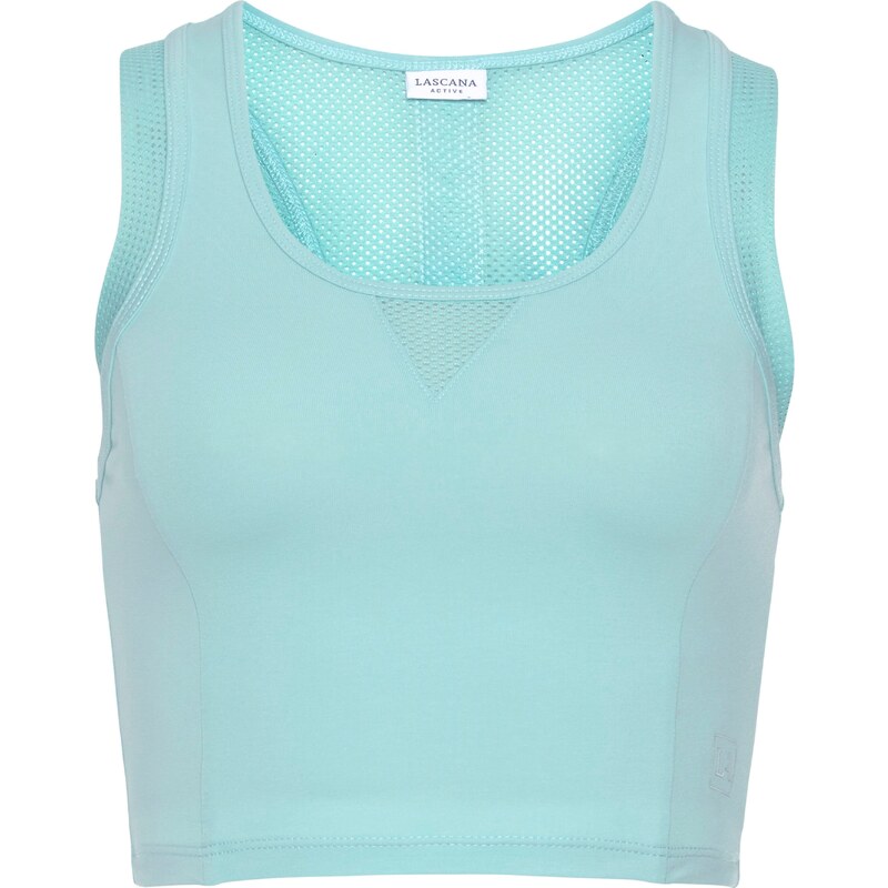 LASCANA ACTIVE Športový top tyrkysová / mätová / biela 54229161