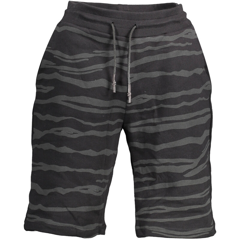 Pánske bermudy Cavalli Class čierne 64707356