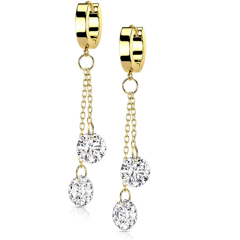 Dámske náušnice z chirurgickej ocele CARMEL 30481837