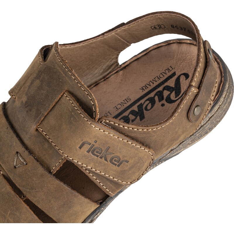 Pánske sandále RIEKER 22074-26 hnedá S4