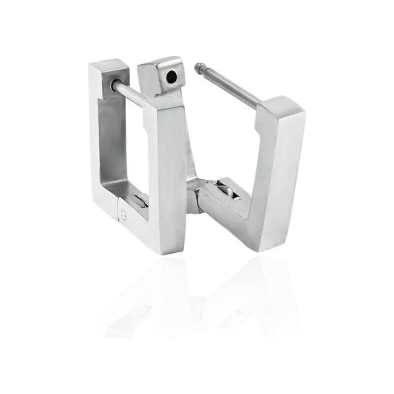 BM Jewellery Náušnice hranaté z chirurgickej ocele S11288040 31319141