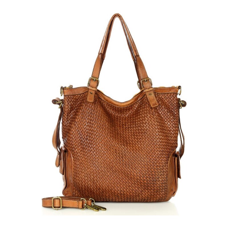 Marco Mazzini handmade MARCO MAZZINI Dámska kožená shopper kabelka | 30502224