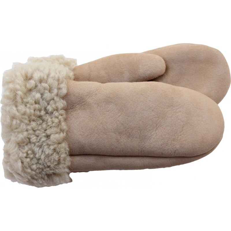 GP Gepard Dámske kožušinové palčiaky - béžové 30505928