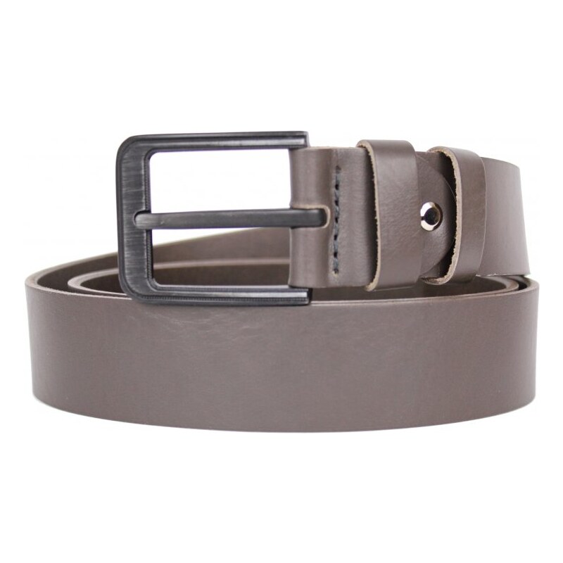 Black Hand Pánsky kožený opasok Black Hand 2131-87 sivy 37588856