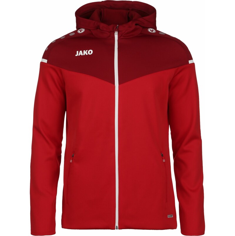 JAKO Športová bunda Champ 2.0 červená / bordová / biela 67727986