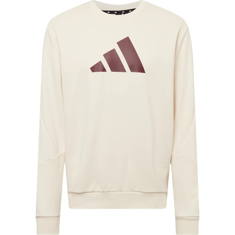 ADIDAS PERFORMANCE Športová mikina Future Icons béžová / vínovo 67890112