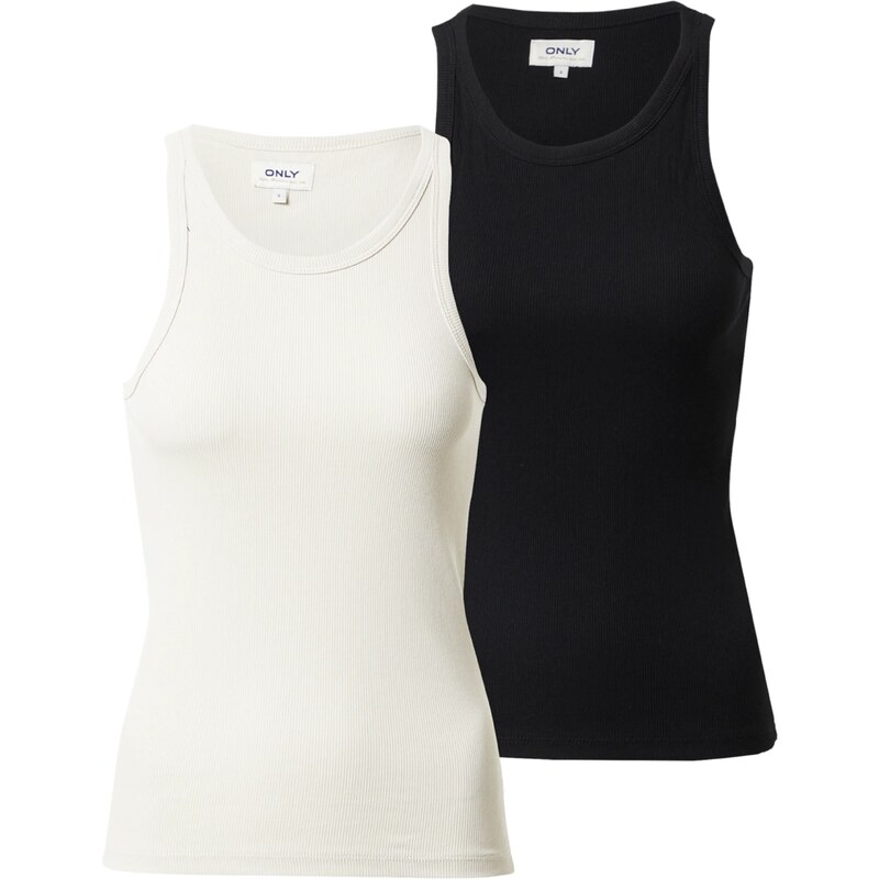 ONLY Top LINDSAY béžová / čierna 30578206