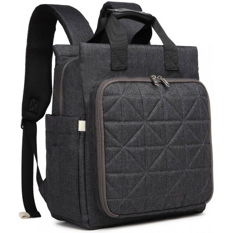 KONO Kompaktný batoh na kočík EM2105 čierny 58463090